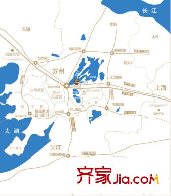 蘇州中信森林湖項(xiàng)目長(zhǎng)三角地圖