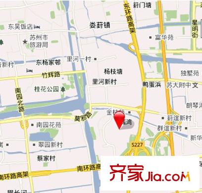 領秀冠南苑交通圖