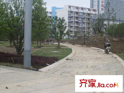 藍(lán)光COCO蜜園項(xiàng)目東面50米越來溪公園內(nèi)景