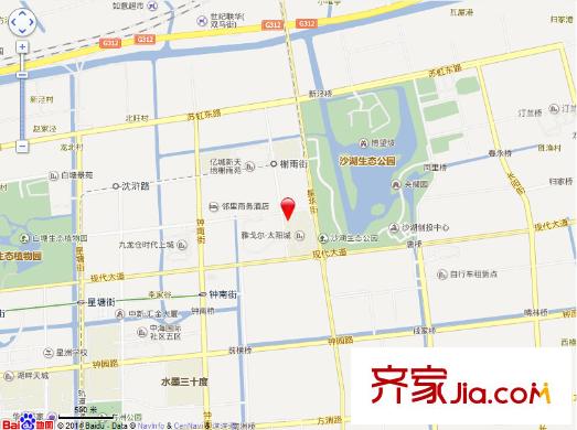 雅戈爾天宸交通圖