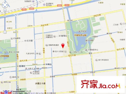 雅戈爾天宸交通圖