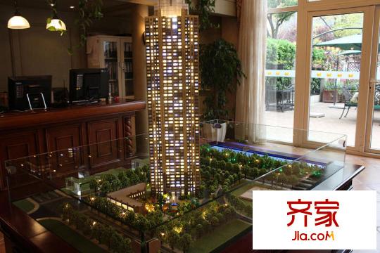 雅戈爾天宸沙盤實景圖2015.9.17