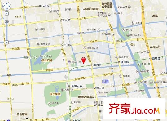 中旅獅山名門交通圖