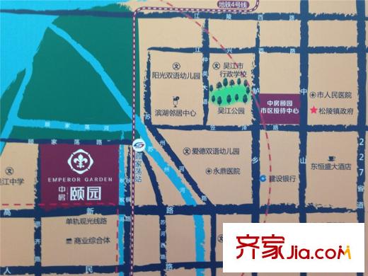 中房頤園交通圖