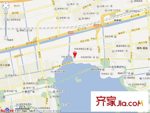 萬(wàn)科玲瓏灣天萃交通圖