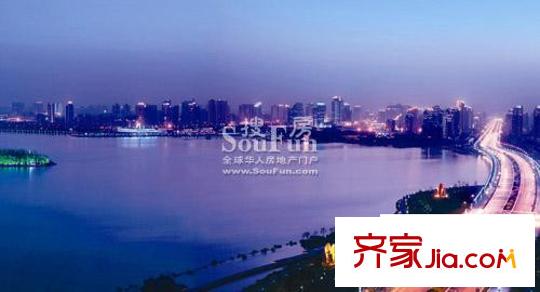 萬科玲瓏灣天萃金雞湖夜景