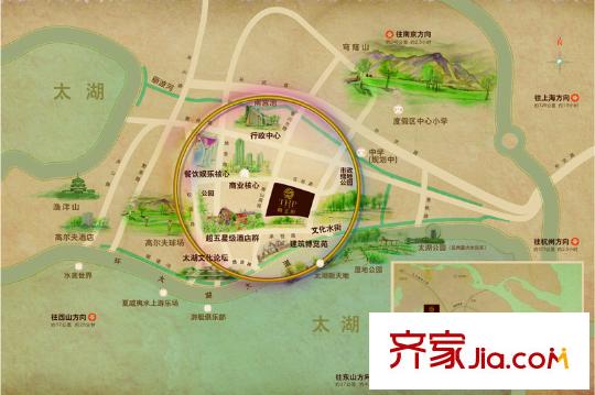 太湖相王府區(qū)位圖