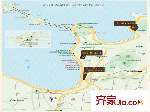 太湖相王府區(qū)位圖