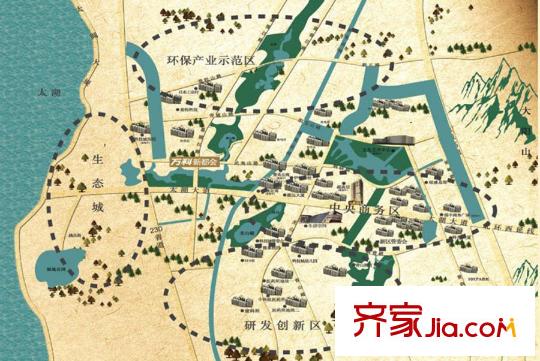 萬科璞悅灣交通示意圖