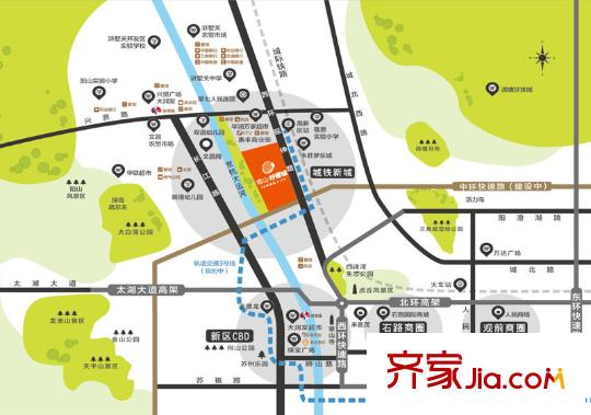 南山檸檬城區(qū)位圖