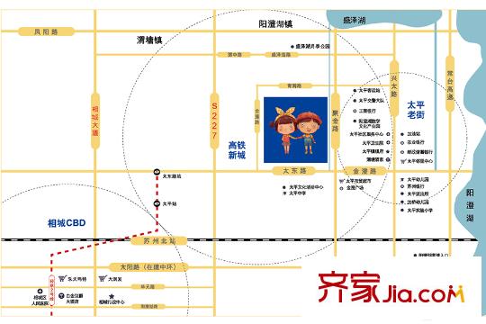 卓興瀾庭區(qū)位圖