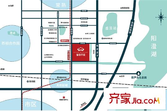 儷珠華庭區(qū)位圖