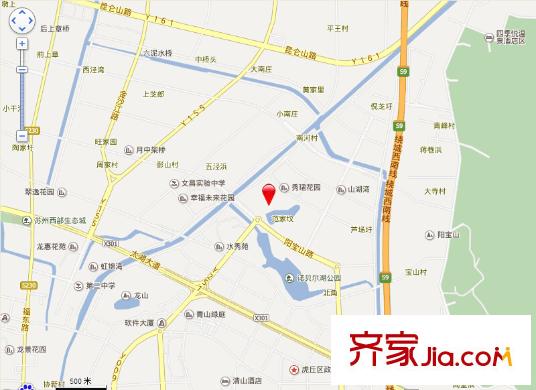 中航樾璽交通圖