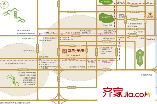 正榮華府區(qū)位圖