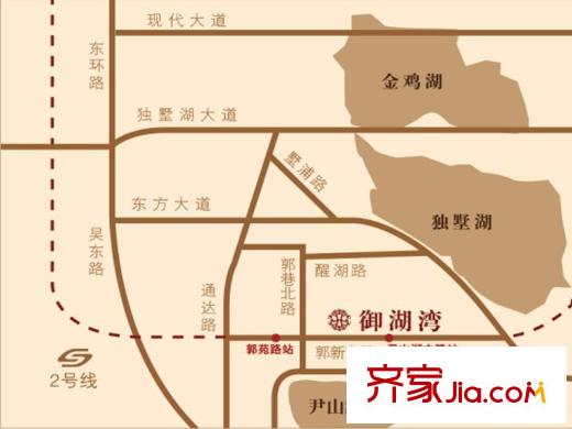御湖灣區(qū)位圖