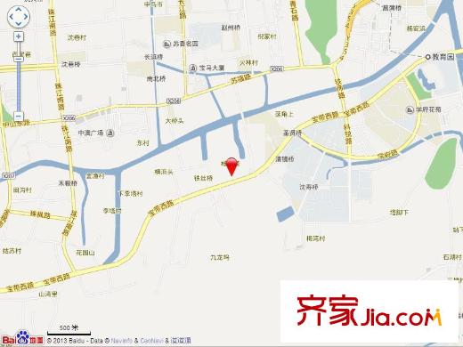尼盛濱江城交通圖