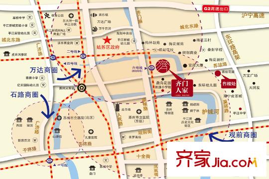 齊門人家區(qū)位圖