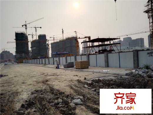 仁恒棠悅灣工地進(jìn)度實(shí)景2015.8.3