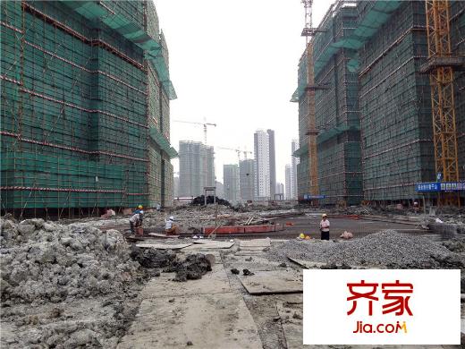 仁恒棠悅灣工地進(jìn)度實(shí)景2015.8.3