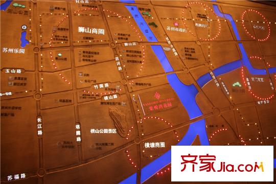 仁恒棠悅灣區(qū)位示意圖