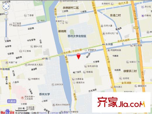 朗詩(shī)相門綠郡交通圖