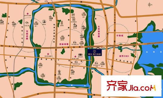 朗詩相門綠郡區(qū)位圖