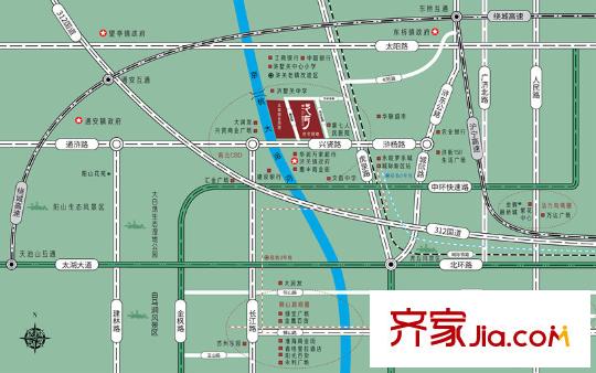 金輝淺灣雅苑區(qū)位圖