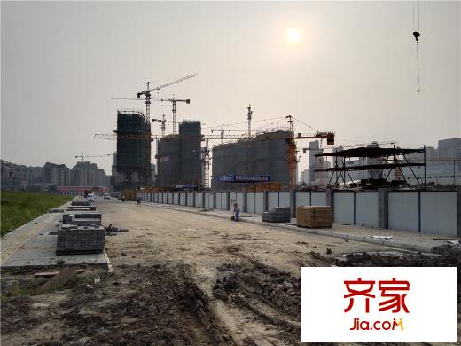 仁恒棠悅灣工地進(jìn)度實(shí)景2015.8.3