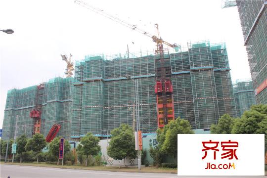 中航樾公館工地在建實(shí)景2015.9.24