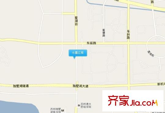 水墨江南交通圖地圖