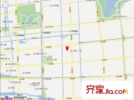 天地源水墨三十度交通圖