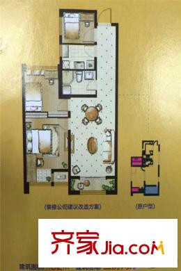 印象歐洲四期65#標(biāo)準(zhǔn)層D戶(hù)型 3室2廳1衛(wèi)1廚