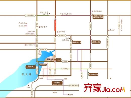 新湖明珠城交通區(qū)位圖