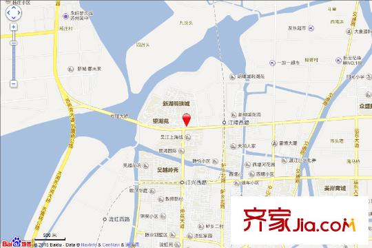 新湖明珠城交通圖