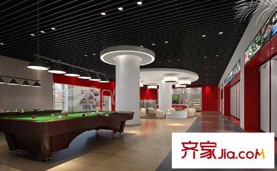 新湖明珠城小區(qū)內(nèi)部英派斯茶歇區(qū)