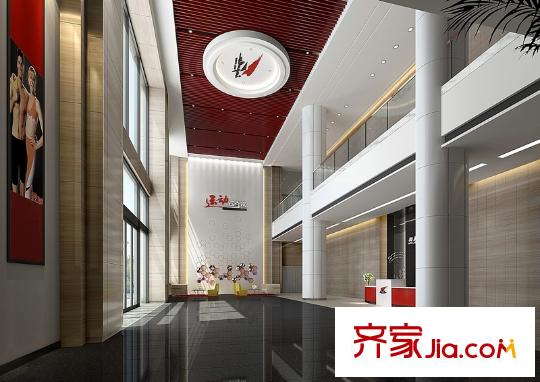 新湖明珠城小區(qū)內(nèi)部英派斯大廳