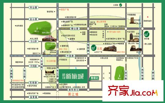 誠河新旅城6期區(qū)位示意圖