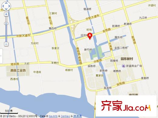 浦灣公館交通示意圖