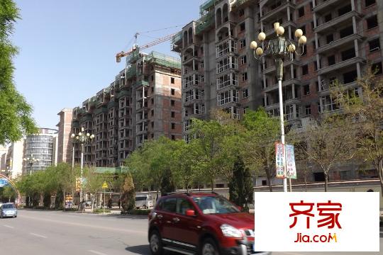 白銀國芳國際?世貿(mào)花園實(shí)景圖