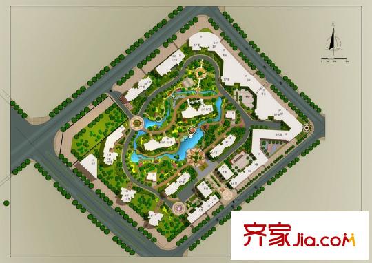 海旺家園總平面圖