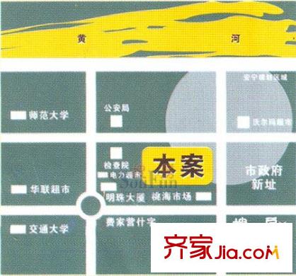 新康花園交通圖