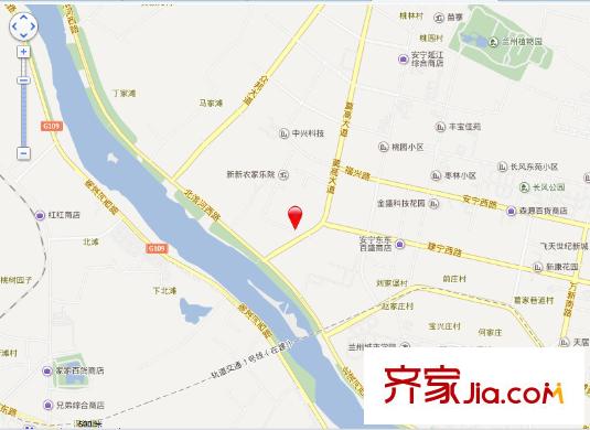幸福家園交通坐標(biāo)圖