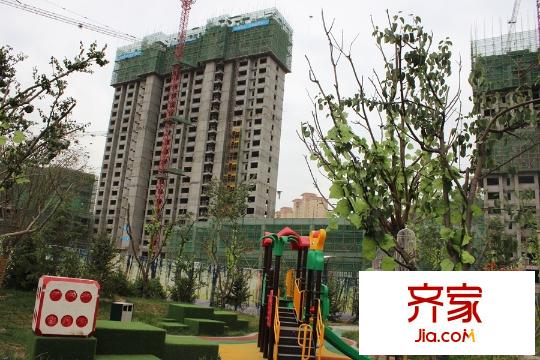 幸福家園樓棟施工現(xiàn)場圖（2015.6.16）