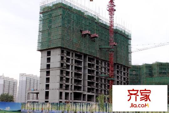 幸福家園樓體施工側(cè)面圖（2015.6.16）
