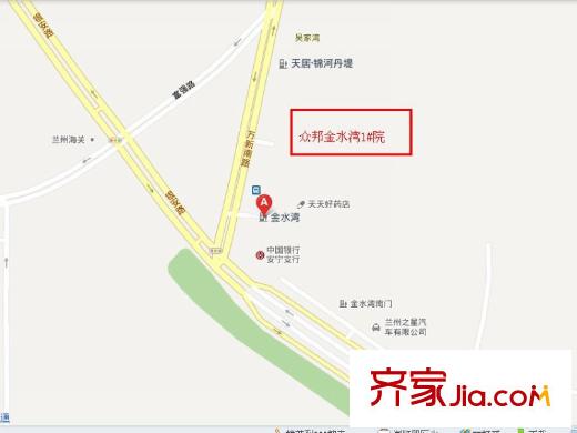 眾邦金水灣1號(hào)院交通圖