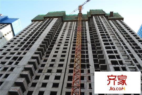至誠?楓葉國際1#樓工程進度（2015.10.17）