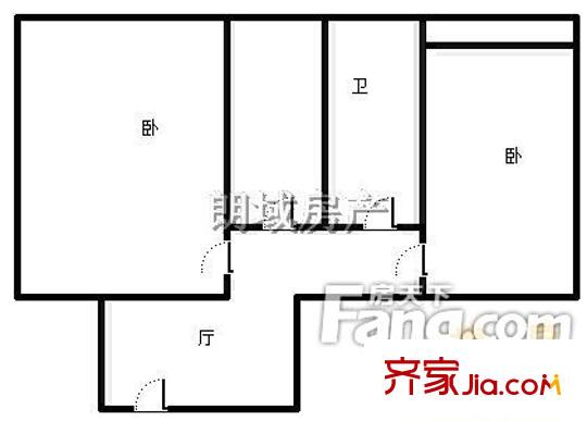 平安廣場(chǎng) 2室1廳