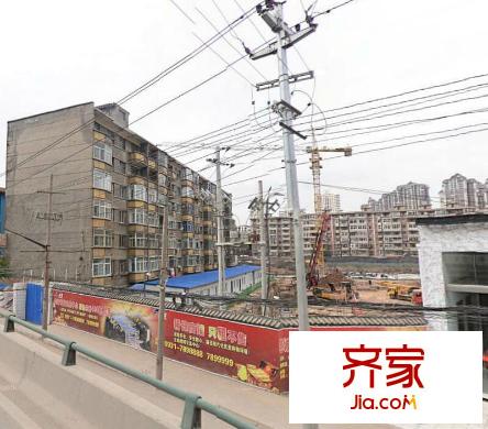 蘭州鐵路局基建處小區(qū)外景圖 