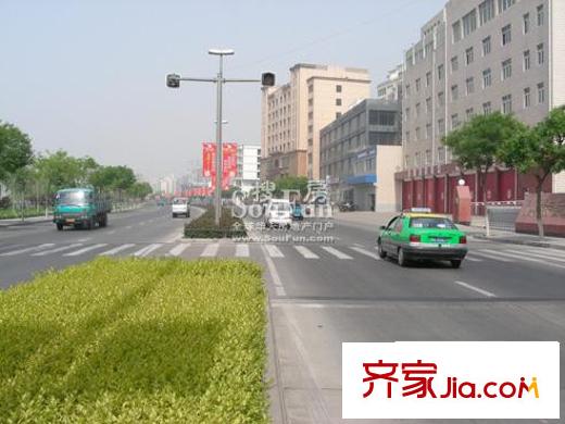 皓天綜合樓配套圖藍色的現(xiàn)代4S車店