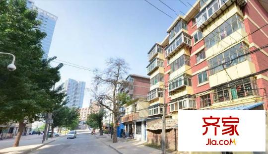 藍(lán)星公司家屬院外景圖 